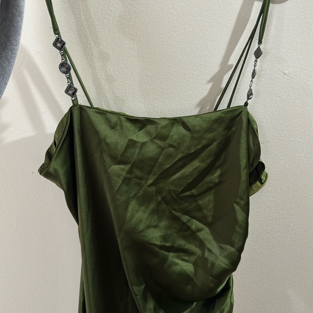 Zara green dress
